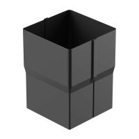 Муфта з'єднувальна металева квадратна Q STALYO PRO d80