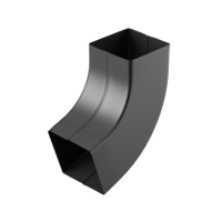 Коліно металеве квадратне 72* Q STALYO PRO d80