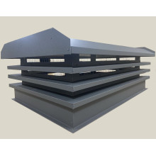 Ковпак металевий на димар с жалюзі матовий 0,50 мм Arselor 1500х500 мм