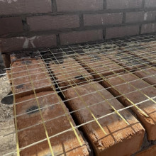 Композитна сітка кладкова зі склопластика діаметром 2 мм 100х100 мм висота 1м