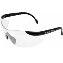 Прозорі відкриті захисні окуляри YATO без оправи