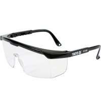 Прозорі відкриті захисні окуляри YATO з оправою